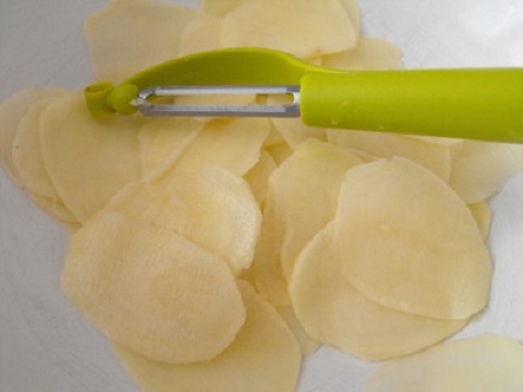 фото нарезки картофеля для чипсов