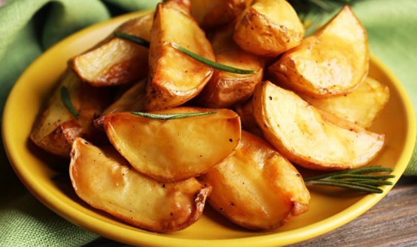 фото картофельных долек в духовке