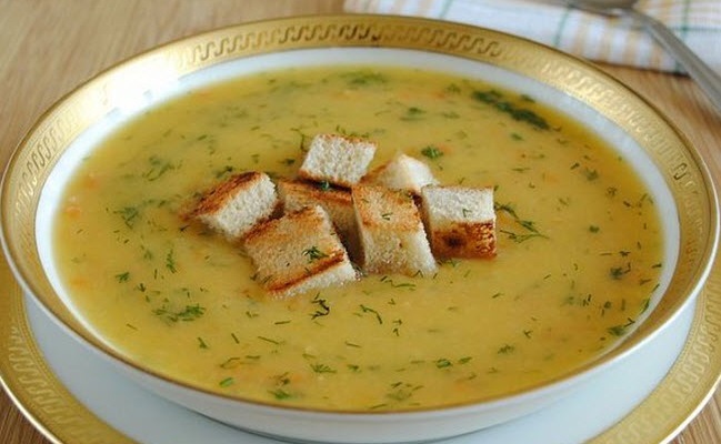 фото готового супа из гороха и картошки без мяса