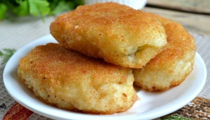 фото котлет из картофельного пюре и фарша