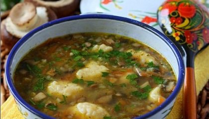 фото супа с картофельными шариками