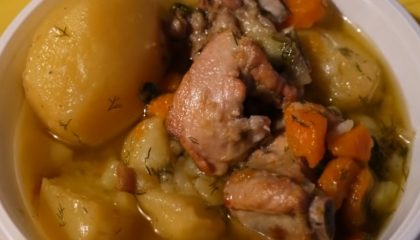 фото тушеной картошки с ребрышками
