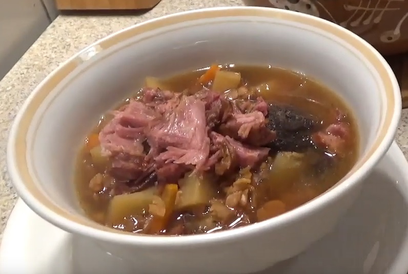 фото горохового супа с картошкой и мясом